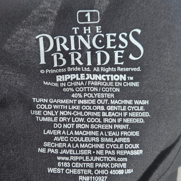 Torrid NWT The Princess Bride Oversize Fit Crew Tee, size 1 - Picture 5 of 6